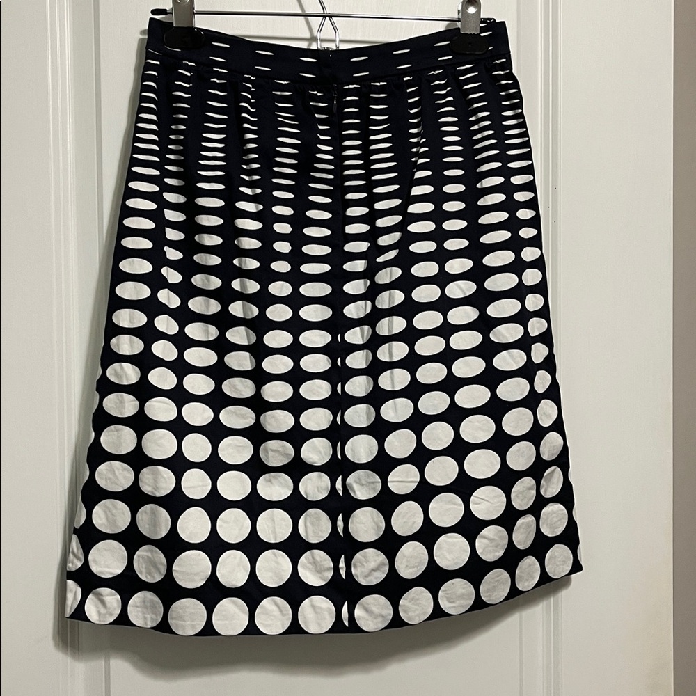 J. Crew Factory Polka Dot Skirt Sz 2 - Picture 3 of 7